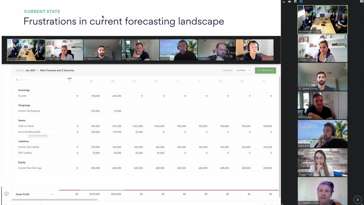 LieletteCalleja's tweet photo. Thank you @fathomhq for squashing my sceptism.  Finally a 3way #cashflow forecast that delivers everything #Excel can do plus so much more and links with our favourite accounting products. The feautures will assist #accounting professionals convey cashflow storytelling to #SME's. https://t.co/30qWond4kI