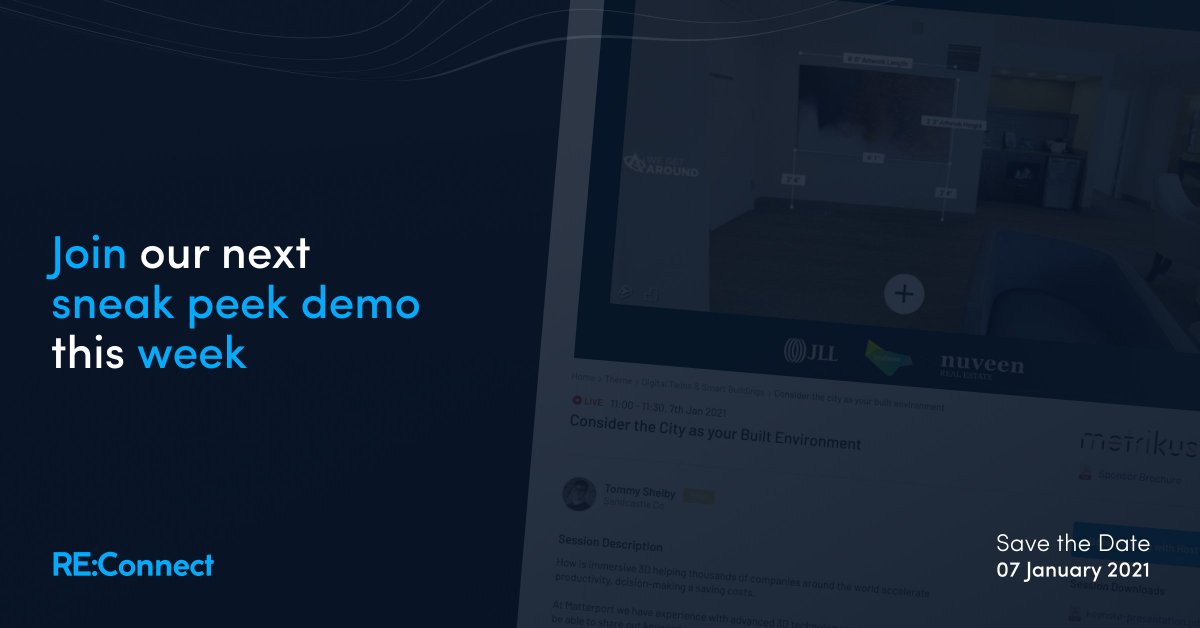 jamesdearsley's tweet photo. As our sneak peek demo's have been a huge success so far, we will be hosting more in the next couple of weeks.

If you are interested in learning more, please get in touch.

7th January 2021 - Save the date.

@unissu_global

#REConnect  #CreTech #ReTech https://t.co/kz1fAUAolh