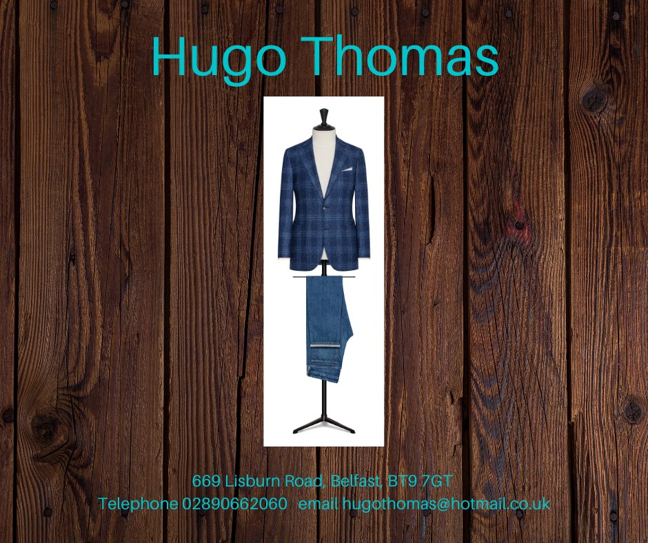 hugothomasni's tweet photo. Look of the day. If you want it, we'll make it. Allow at least 4 weeks from fitting to delivery. All enquiries 02890662060. #shopsafe #hugothomas #workfunoccasion https://t.co/El6Wno3kp0