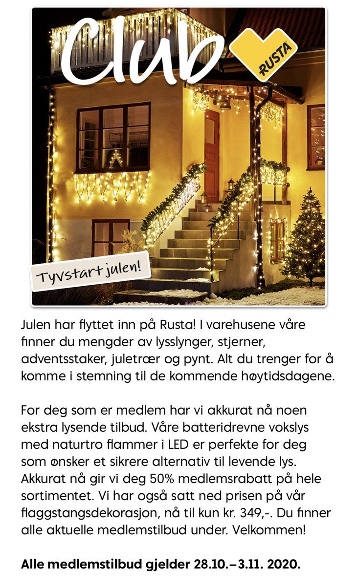 wikene's tweet image. .@julepolitiet Fikk mail fra Rusta i dag: