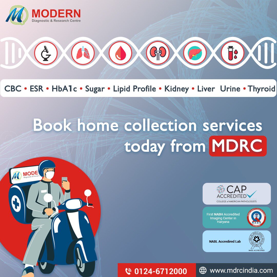 modernlabworld's tweet photo. Did the risk of COVID-19 scare you to step out for your tests but the poor air quality index in Delhi NCR has only made it worse? 

Don’t worry! MDRC has got you! 
Book home collection services from MDRC today at the comfort of your home. 
#WednesdayThoughts #healthylifestyle https://t.co/YCdENjqIXF