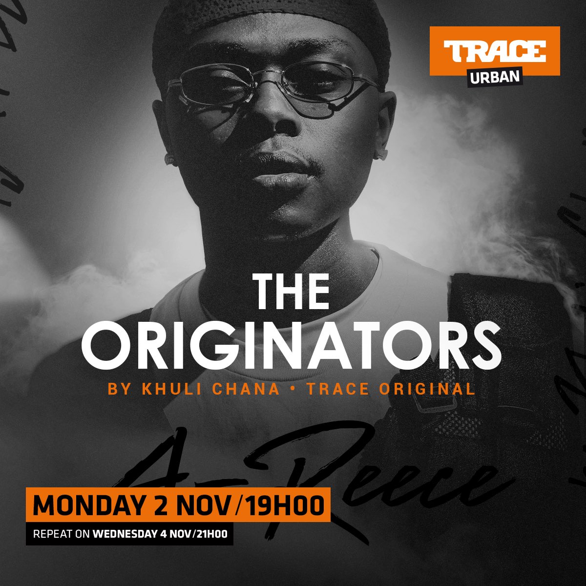 KhuliChana's tweet photo. ITS OFFICIAL!! @reece_youngking is our 1st episode  #TheOriginators @TRACE_Inter going live Monday 2nd November 19:00! SPREAD THE WORD!!! https://t.co/rg4YhVZYTZ