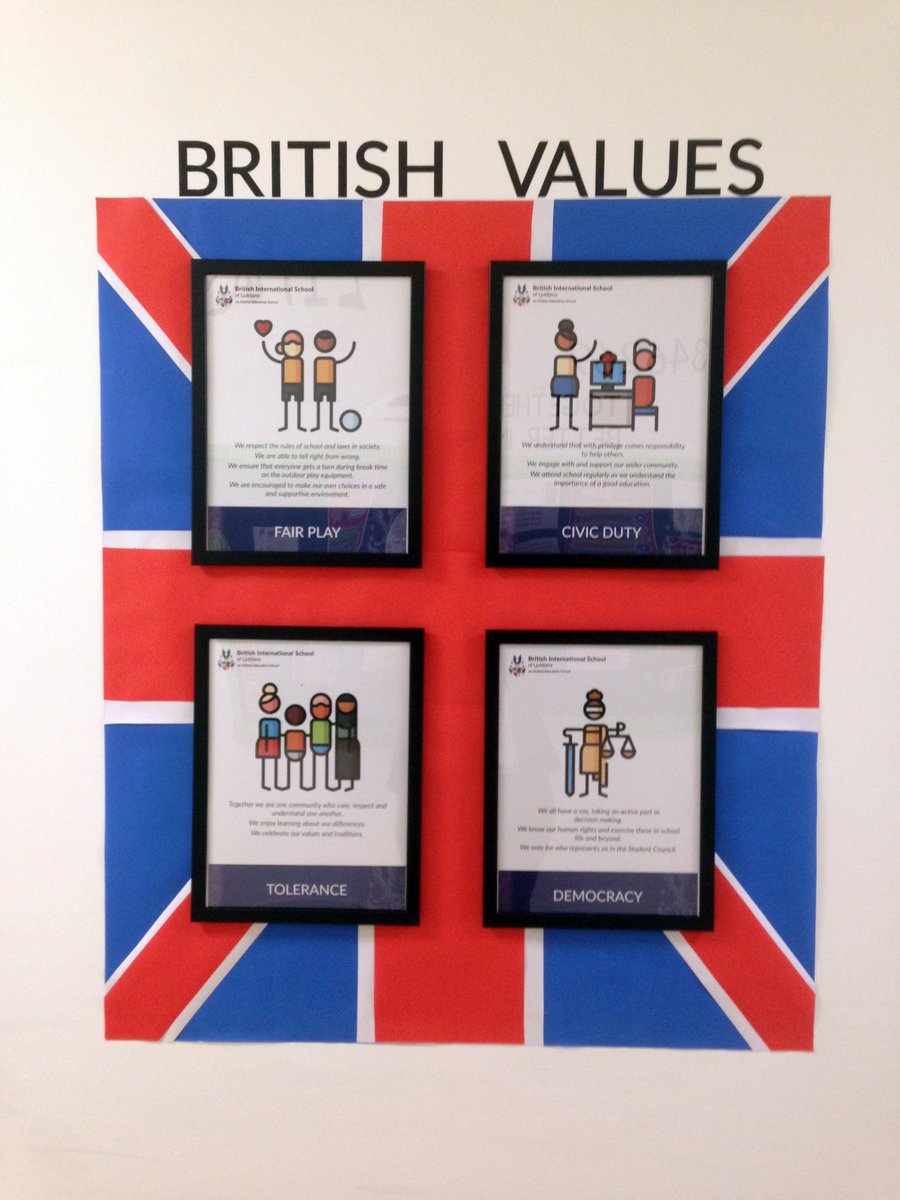 paultwalton's tweet photo. A FANTASTIC display at school celebrating British Values, really cool! well done! ๐ฌ๐ง๐ธ๐ฎ๐๐
#britishvalues #education #slovenia #teaching #internationalschools #britain #international #bisllearning https://t.co/4TEiWGnJDk