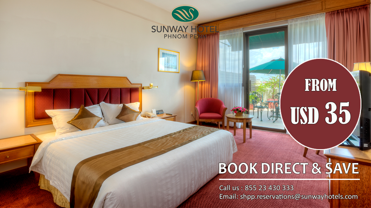 SunwayHotelPP's tweet photo. Book with us and save up to 30% off our Best Available Rate and enjoy amazing exclusive rewards. For more information, please visit hotel's website https://t.co/CX4krRGwST or speak to our reservation's department.
#SunwayHotelPhnomPenh
#SunwaySafeStay
#BookDirectSave https://t.co/2njNYbZ8Ng
