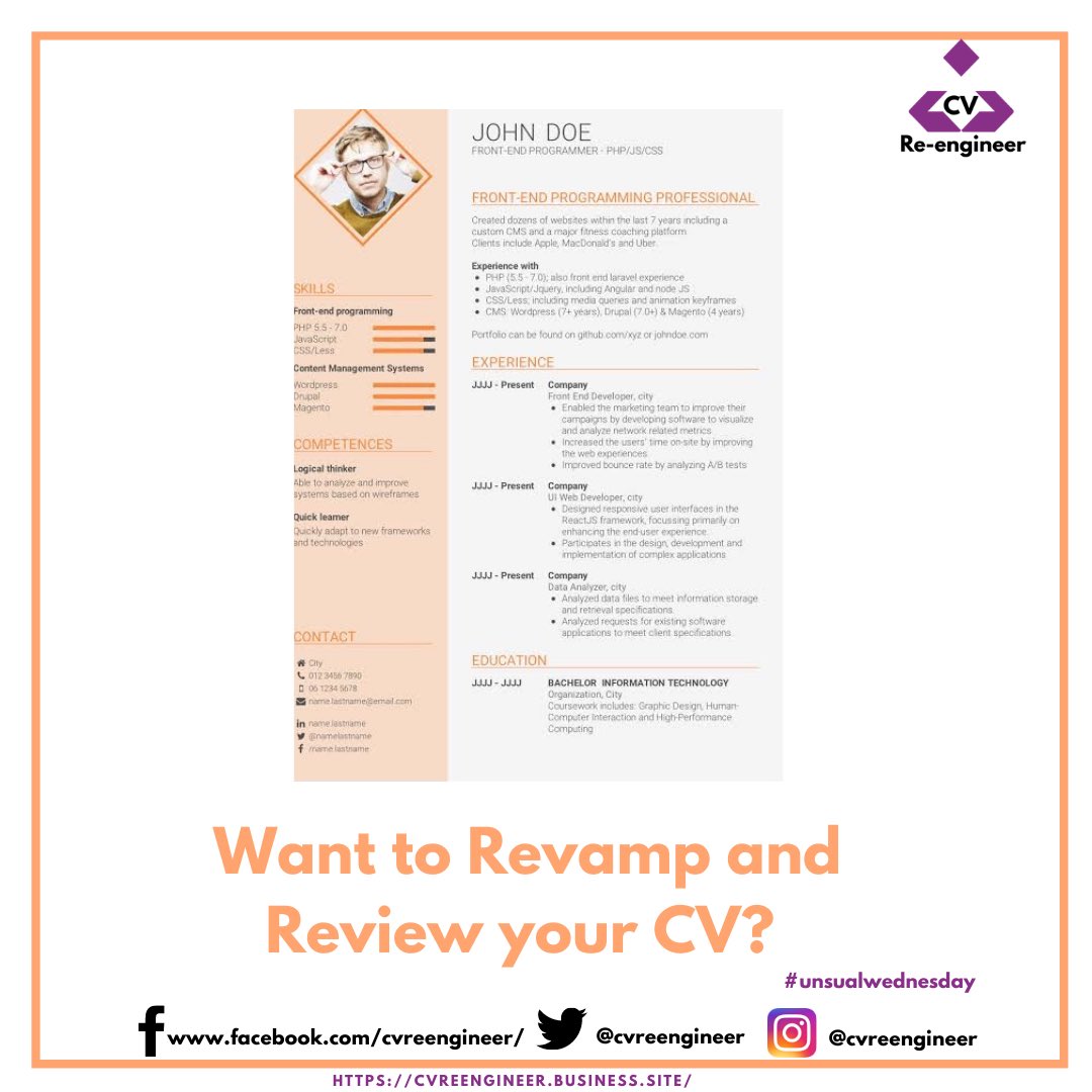 cvreengineer's tweet photo. Want to Revamp and review your CV? @cvreengineer is the best go to place you for you. We as well optimize LinkedIn pages and get you ready for your next employer!
-
Kindly send us a dm, let’s prepare you to get that dream job!💃❤️
.
.
.
#cvreengineer #Cvrevamp #linkedoptimization https://t.co/1o7CkPqR3P
