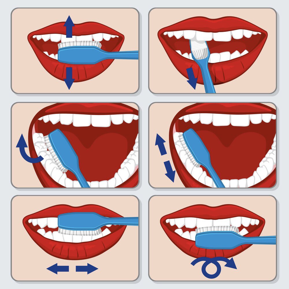kfaisalhospital's tweet photo. “While brushing, take your time moving the toothbrush in gentle, circular motions for at least 3 to 5 minutes to remove plaque on every side of your teeth and remember to always brush your tongue.” #DentalHygieneMonth 

~Dr. Madeleine Uwamahoro, dentist at KFH, K https://t.co/suVIuTSZNj