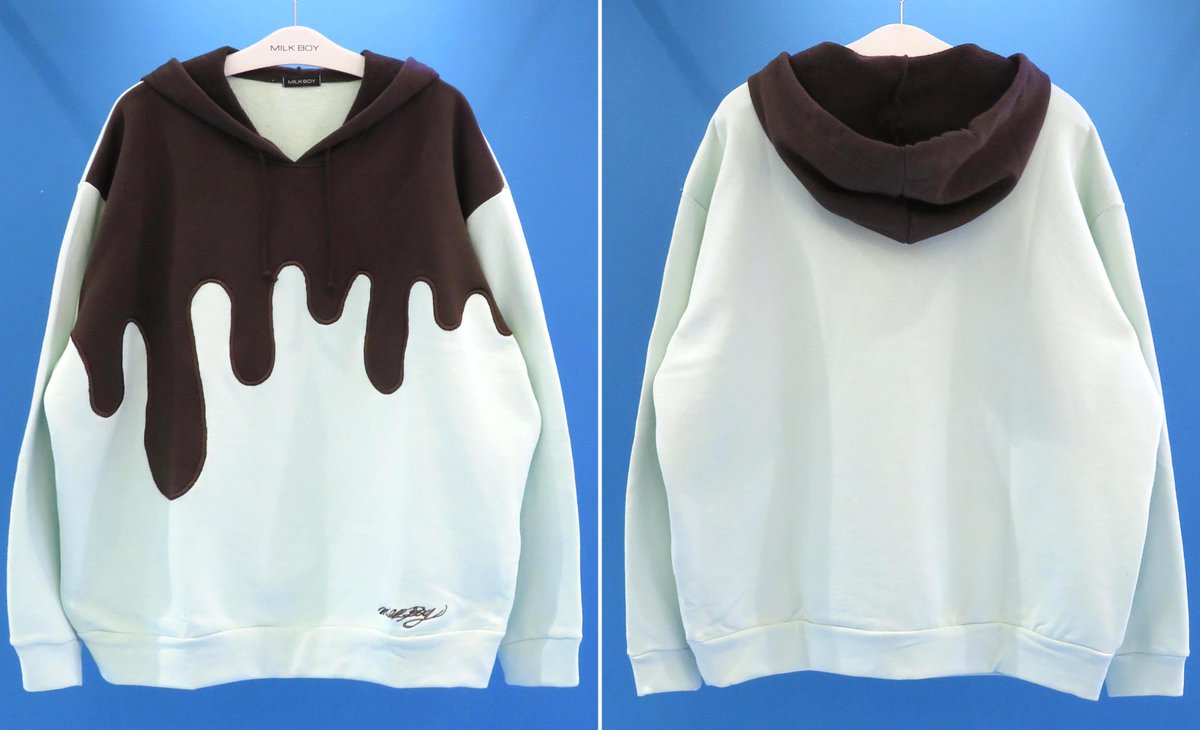 milkboy MELTING HOODIE チョコレート パーカー フーディ