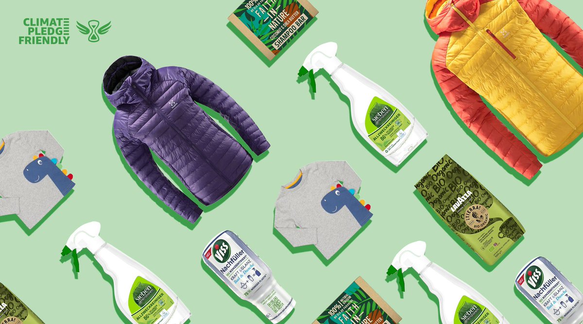 AmazonNewsDE's tweet photo. #Amazon kennzeichnet ab sofort Produkte als „Climate Pledge Friendly“, die dazu beitragen, die #Umwelt zu schützen. Das erleichtert den Kauf von nachhaltigen Produkten. https://t.co/P8HUvV2tnw #ClimatePledge #ClimatePledgeFriendly https://t.co/cFY9oEJLHY