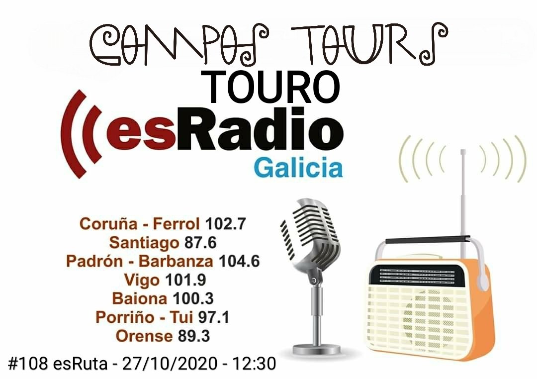 ComposTours's tweet photo. 📻🌍 #PODCAST #esRuta 1⃣0⃣8⃣ en @galiciaesradio sobre #TOURO 🏞🥾 Escúchalo 🔊 https://t.co/AsedtZGnGp
Descubre #Galicia con @ComposTours💚🎙
#compostours #esradiogalicia #esradio #ulla #arzua #acoruña #españa #Turismo #galiciacalidade #turismogalicia #xacobeo #TurismoRural https://t.co/d6EXWQQtp9