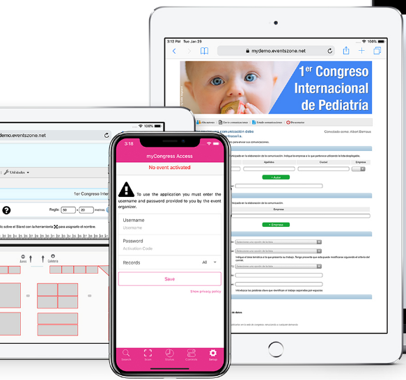 softcongress's tweet photo. 💡¿Como limitar el aforo de tu congreso?
Con myAccess o myVisitor, dos Apps de descarga gratuita que sincronizadas con myCongress te permitirán el control de aforo, además de una completa recogida de datos de los asistentes.
https://t.co/XyVvLE1fGy
#softcongres #congresos https://t.co/SJmBOpfni2