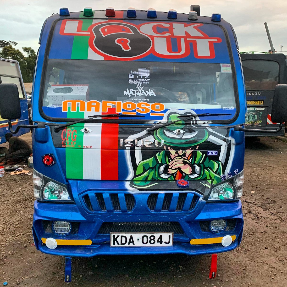 MatwanaCulture's tweet photo. This weekโs, Talk of the Town #LockOut
๐ LOCK OUT Representing Dandora Route 32 #MwasGrafix #BlitzEnt #Cfg
#Matatu #LongLiveTheMatatuCulture
#MatwanaMatatuCulture https://t.co/1yiz4DS0Ne https://t.co/8kL99Pqikf