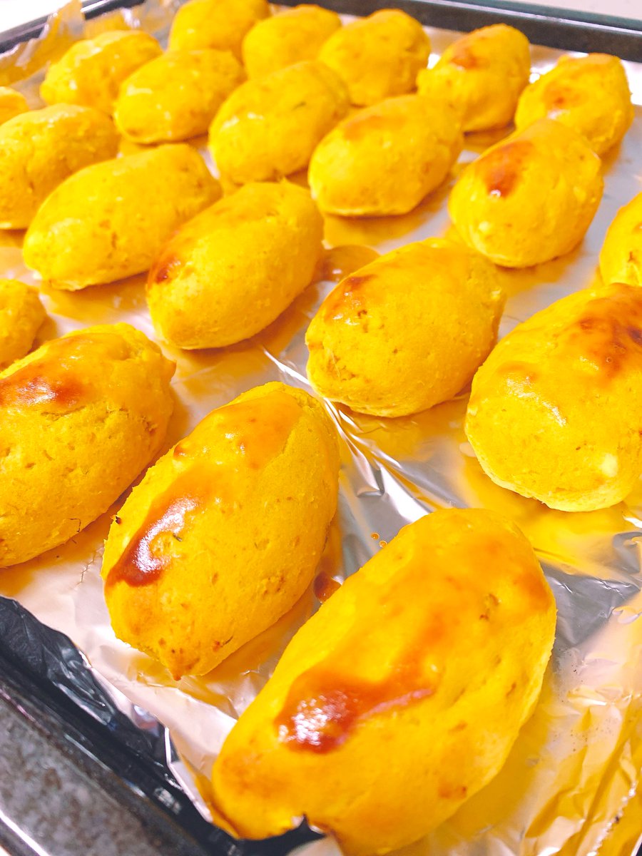カボチャとサツマイモのハイブリッドスイートポテトを焼くなどした 志摩メシ 志摩 のイラスト カボチャとサツマイモのハイブリッドスイートポテトを焼くなどした 志摩メシ 志摩 のイラスト