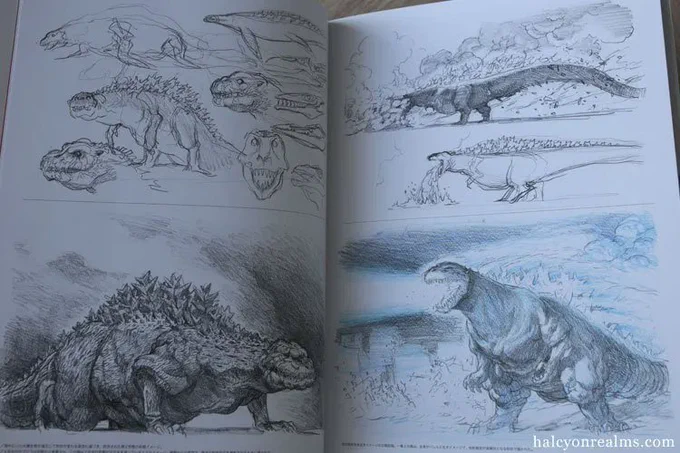 Mahiro Maeda also contributed to some fantastic concept art for Hideaki Anno's Shin Godzilla film, as collected in the art book - https://t.co/DLMmR5krNg #artbook #conceptart #illustration 