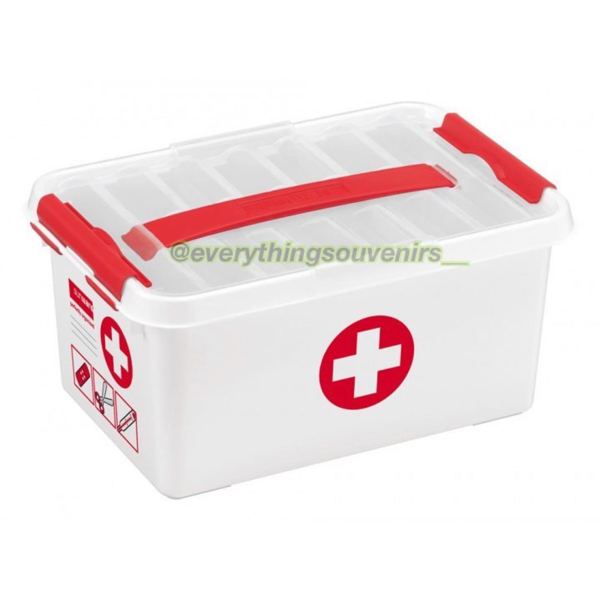 FIRST AID BOXYou can organize all your first aid necessities in this handy storage box, it comes with an extra insert. Price: 5000Please RT