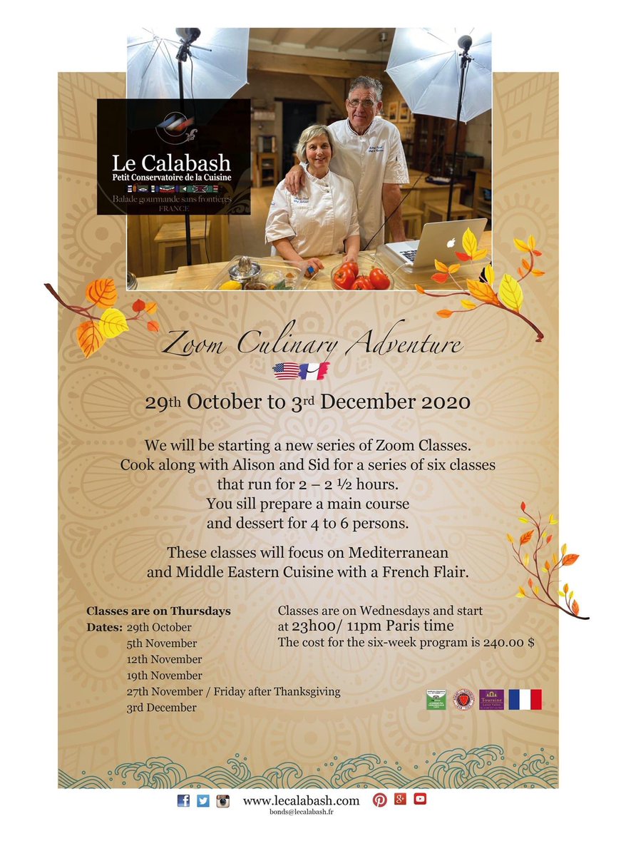lecalabash's tweet image. Not too late to sign up.
#ZoomWhereItHappens #Zoomcodesclasses #zoomcookingclasses