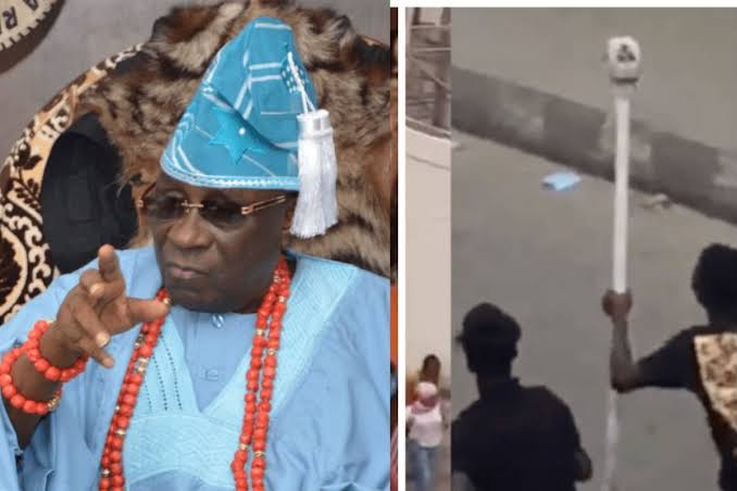 OJA_Azinmagba's tweet photo. I know a few things about culture and tradition. A king is dethroned and sent into exile once he lost his 'Staff of Authority'. What exactly is happening Lagos? #MissingStaff https://t.co/TX7kdiee0O