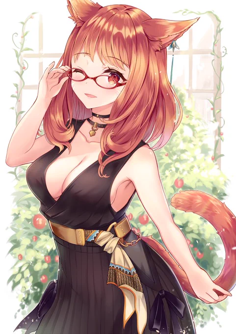 skebより、FF14のミコッテちゃん! 