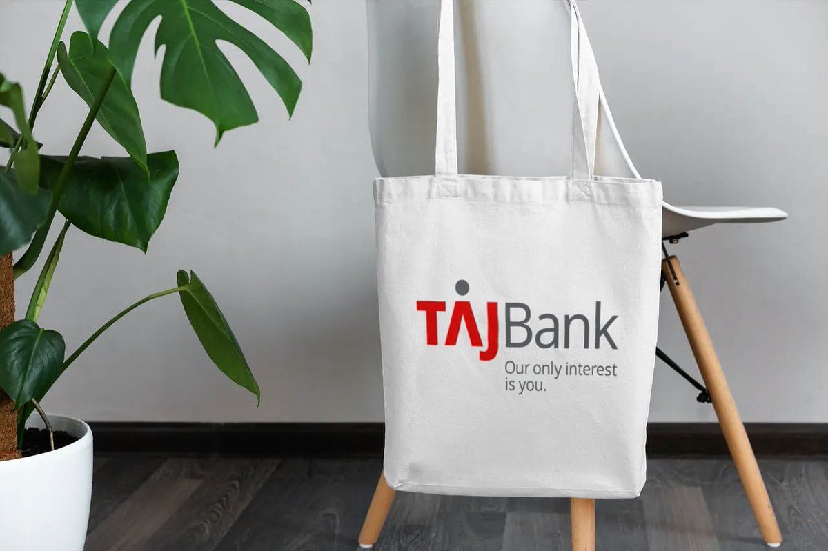 printanythingng's tweet photo. We love this tote bag design concept for tajbankltd. Tote bags can be used as a practical advertising tool to convey your brand message over a period of time.

At ₦3.3 per impression, Tote Bags ha... https://t.co/d5dnZzcrTT