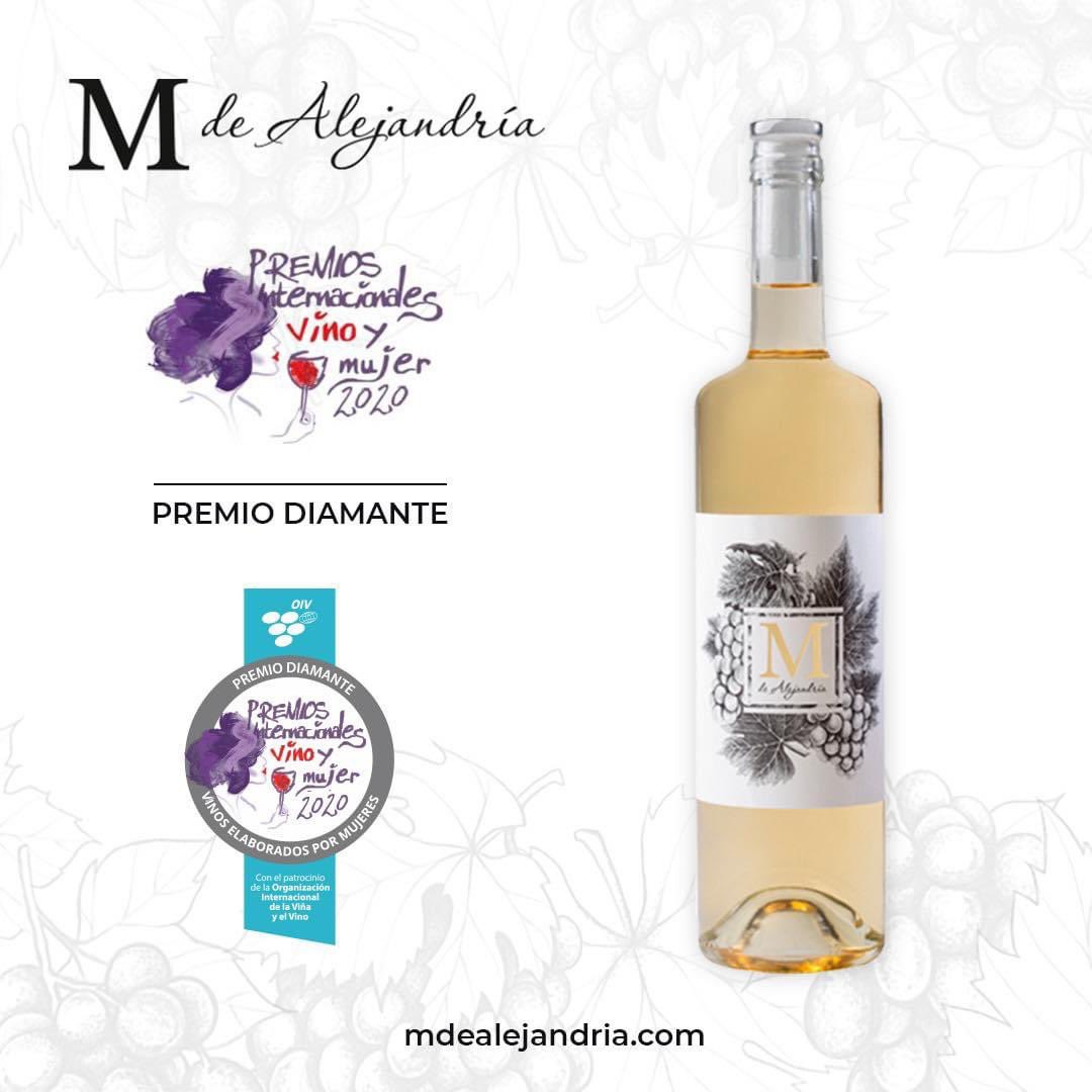 M de Alejandría, consigue el Diamante en los Premios Internacionales Vino y Mujer 2020 
Un certamen que alcanza su XIII edición y que busca potenciar el papel de la mujer en el mundo del vino. Felices 💎 Gracias! <a href="/concursosdebeb1/">@concursosdebebidas</a> <a href="/ErnestoGallud/">Ernesto Gallud</a>  #vino #vinoymujer #wine #vin
