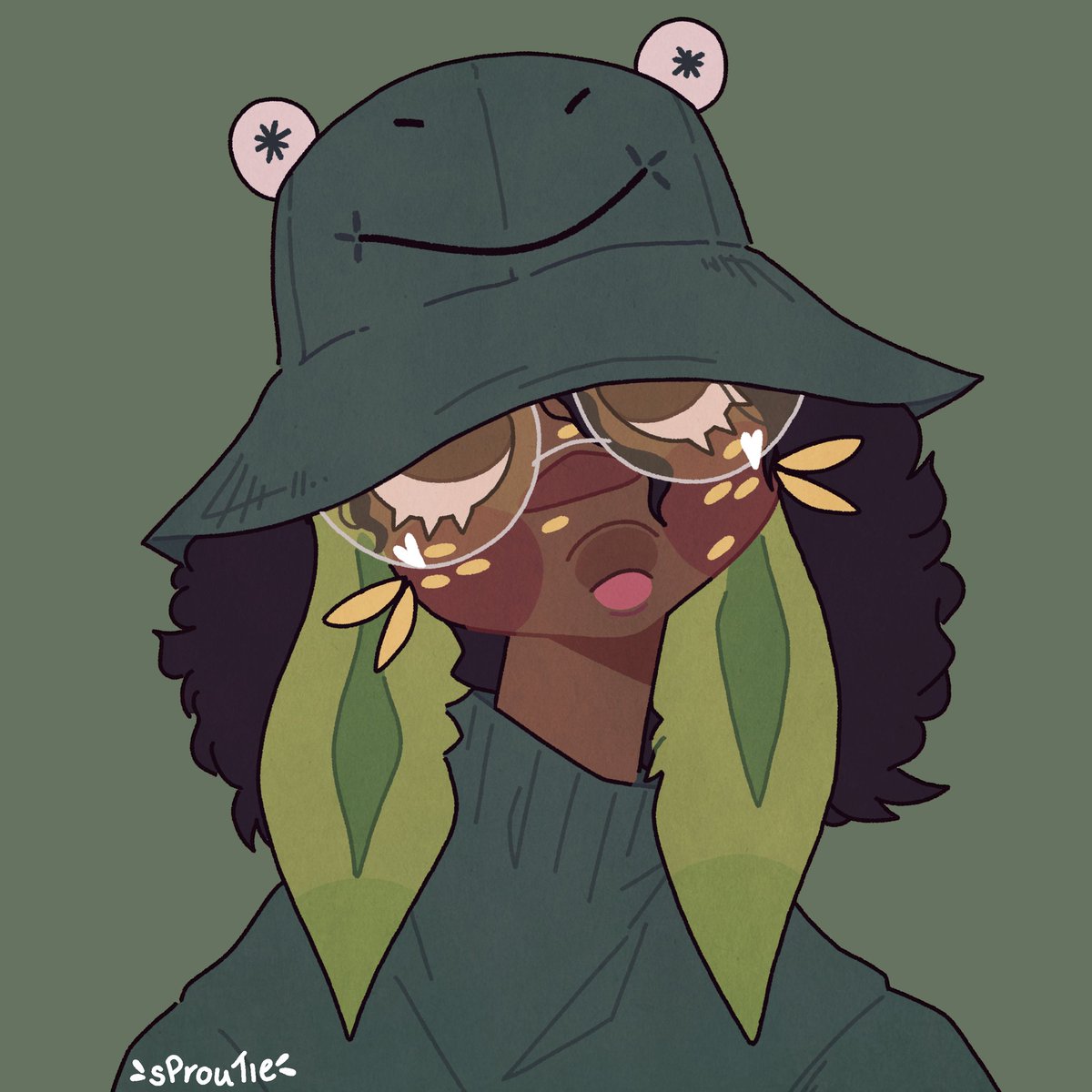 funky frog fashion 🐸✨
#ArtistOnTwitter #frog #aesthetic #oc