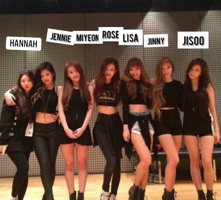 What if  #Blackpink   debuted with 7 members??A thread;
