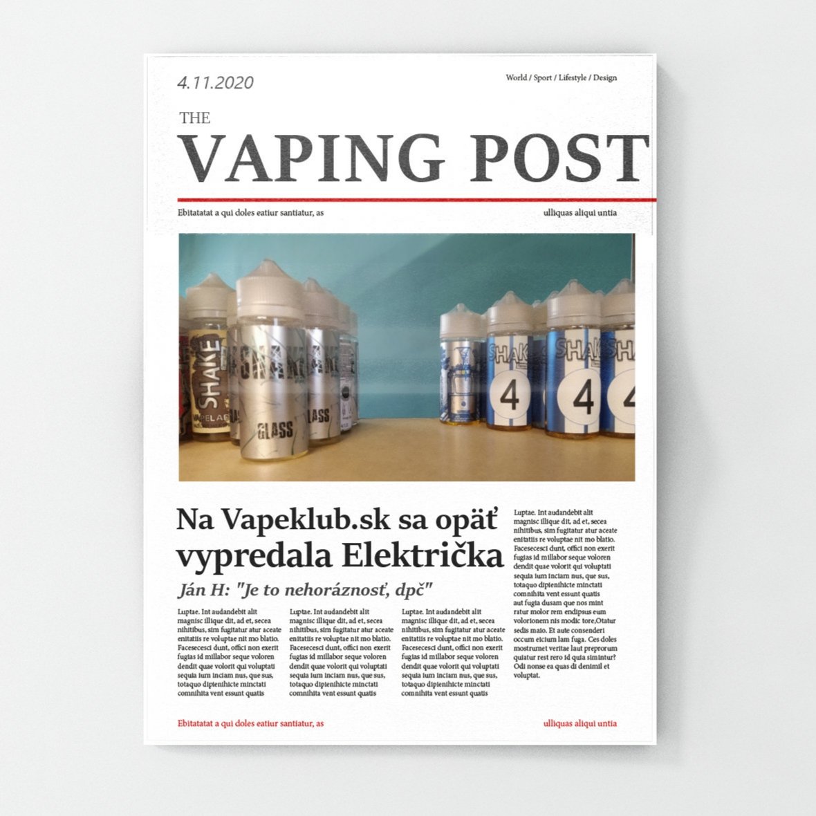 VAPEKLUB's tweet photo. Napísali o nás!!!🗞️😲
•
•
#vapeNews #vapingPost #vapeFam #vapeklub #vapeKlubSk https://t.co/gCgcUYWK9P