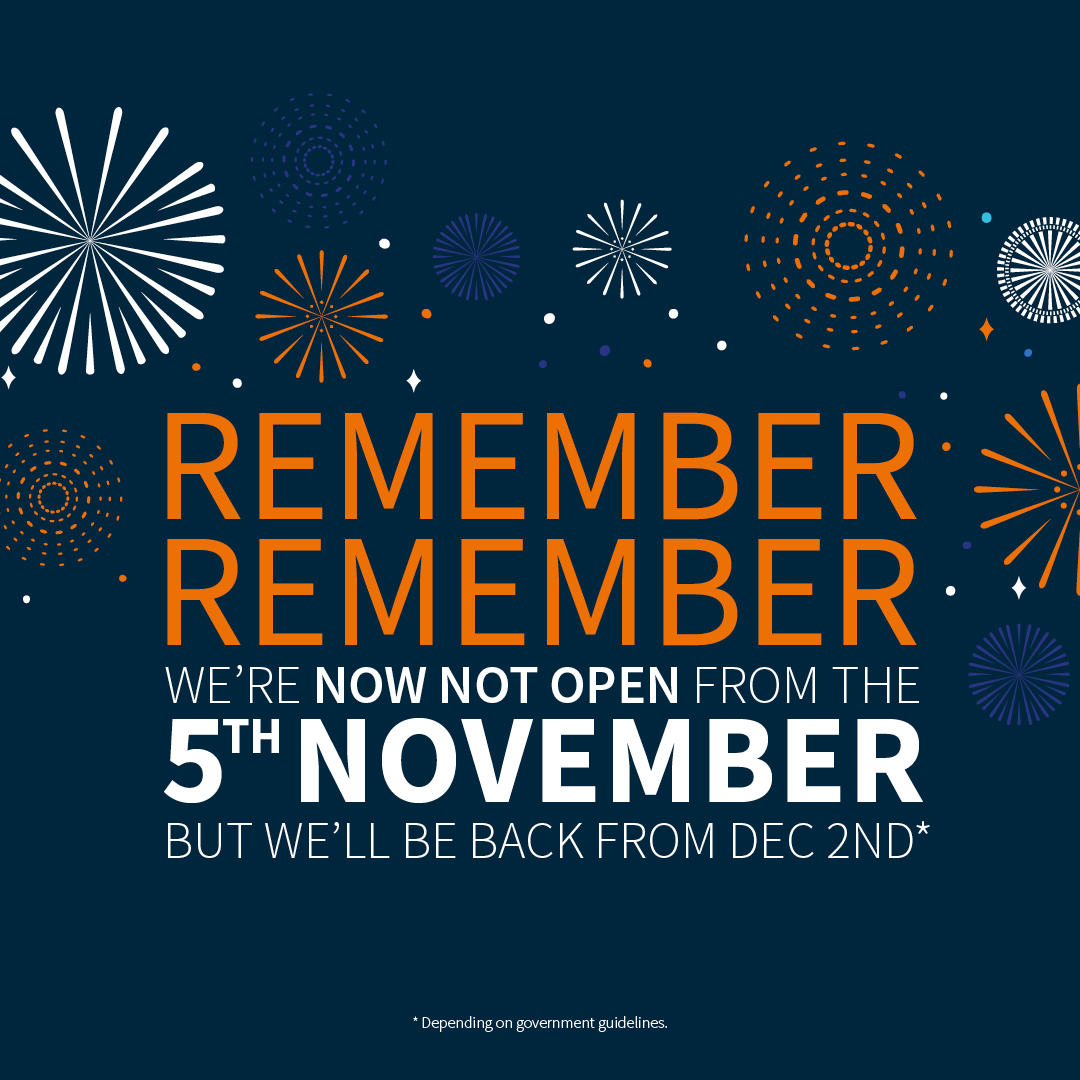 Really sad to say we're closing from 5th November, but we'll be back on 2nd December as long as restrictions are lifted. Stay safe and stay tuned for social for all updates. #cookiejaralnwick