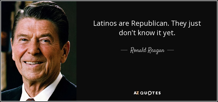6/After Romney's loss in 2012, the GOP gave up on Reagan's belief that Latino voters were persuadable.The result was Trump. The result was the surrender of the pro-immigration GOP establishment to the anti-immigration portion of the GOP base.