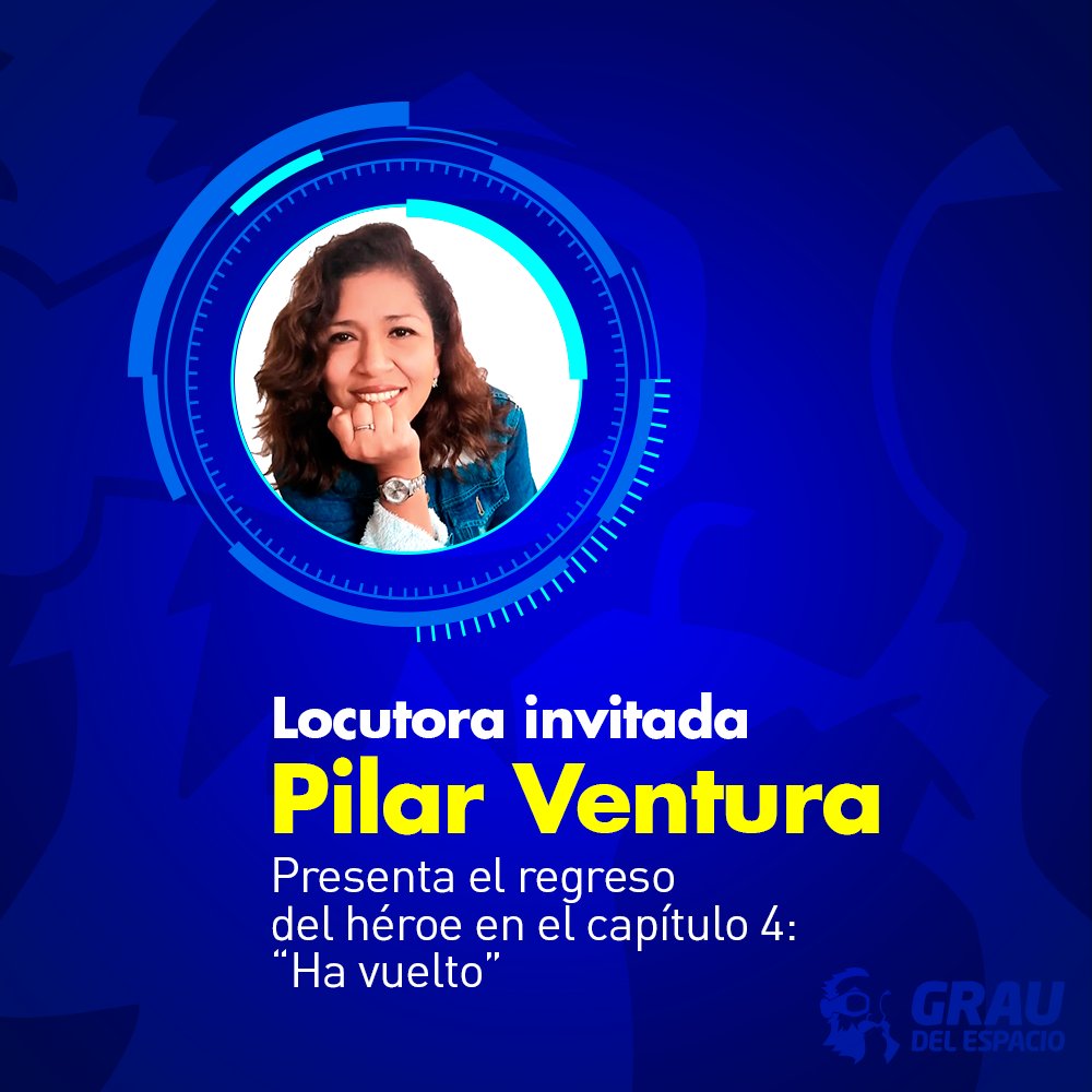 GrauEspacio's tweet photo. La elegante voz de Pilar Ventura (locutora comercial y de radio) nos contará esta semana el 3er. capítulo de nuestra Audio Novela. ⚓️🚀🔊
⭐️ Conoce más de Pilar en: https://t.co/LHVepC6c8u 
#GrauDelEspacio #AudioNovela #MiguelGrau #Comic #cartoon https://t.co/KeWJR2k9sl