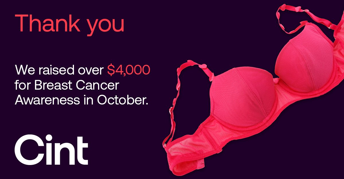 Thank you to all for donating to the #Cintastic team! The team was able to raise $2085 for the @YSCBuzz (YSC). In matching this amount, @CintGroup raised over $4,000 to support those affected by #breastcancer. 👉 hubs.ly/H0zgG610 #cancerisntcancelled ##virtualTDP