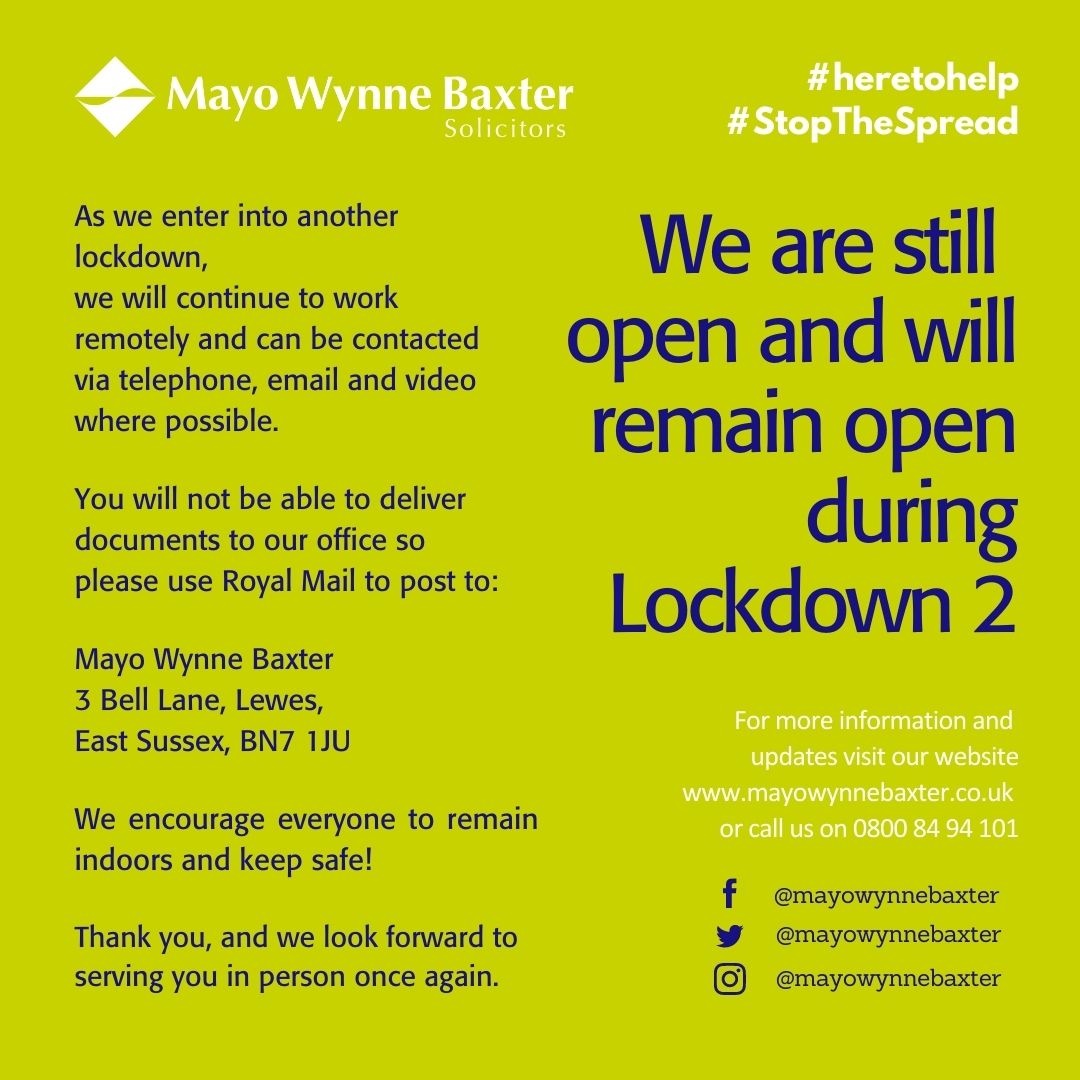 We are open! 
#lockdown2 #stillheretohelp #teammwb #togetherstronger