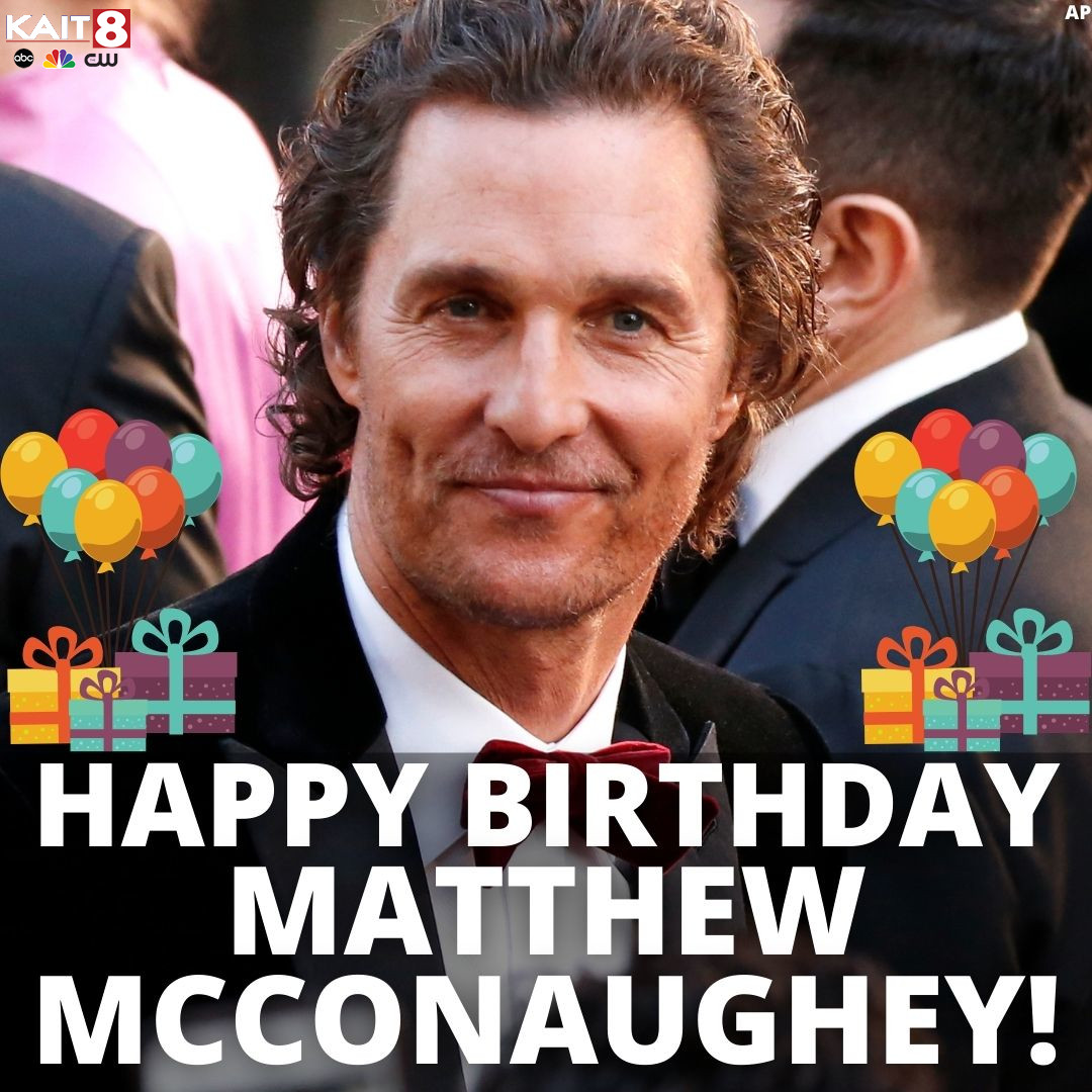 ALRIGHT, ALRIGHT, ALRIGHT! Happy birthday, Matthew McConaughey. He turns 51 today!  