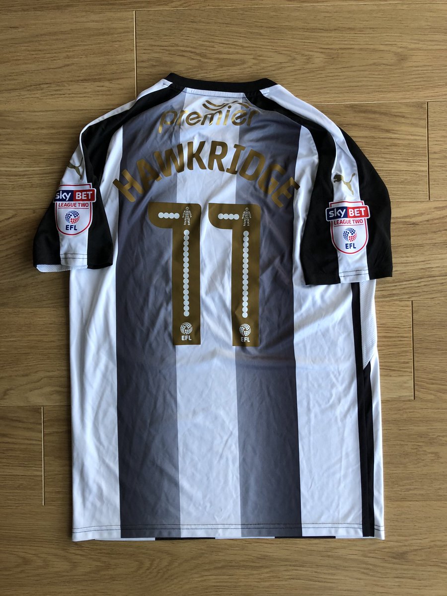MagpieCirclePod's tweet photo. ❗️COMPETITION TIME ❗️

Be in with a chance to win a match worn Terry Hawkridge 11 #Notts shirt from the 2017-18 season!

All you have to do is make sure you follow us, like &amp; retweet this post to be in with a chance of winning!

Winner announced Friday 13th November 6pm! https://t.co/WhPp0hDr2Z