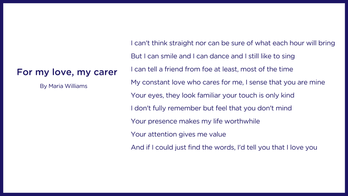 Today we’re sharing a touching poem written by Maria. Inspired by her husband’s wonderful relationship with his mother who sadly passed away this year, the poem beautifully describes the love between a mother and son. 

Maria says, “He knew just how to reach her.”