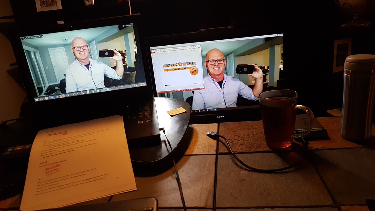 Remember Max Headroom...I'm living a virtual life. A very spirited virtual Board Recruitment workshop in Terrace last night. Last week a virtual roundtable on Events. Preparing for a fundraising roundtable &amp; a full day virtual strategy session. #NewWayOfDoingThings