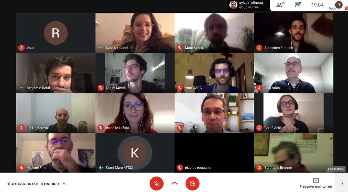 #Saison8 Ce soir, c'est point de mi-parcours avec toutes les participantes &amp; participants des projets de cette nouvelle saison Data For Good ! Contexte oblige, on se retrouve en ligne 🚀👩‍💻🧑‍💻

🗓️ On vous donne rendez-vous mi-décembre pour découvrir toutes les réalisations 🙌