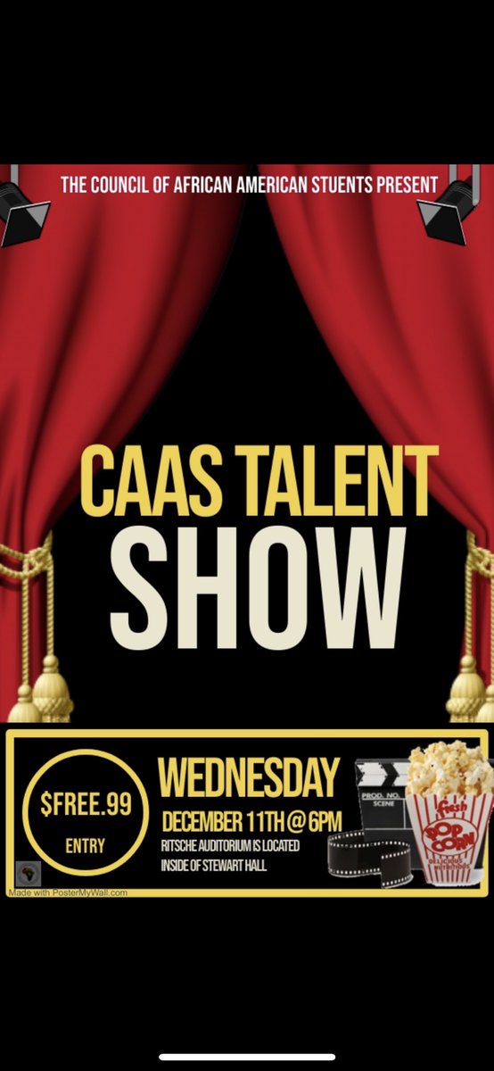 scsu_caas's tweet photo. Mark your calendars ! This is the new date for our talent show! https://t.co/ZH9KE1zNRV