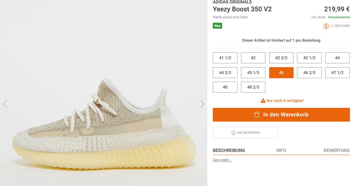 yeezy boost restock 219