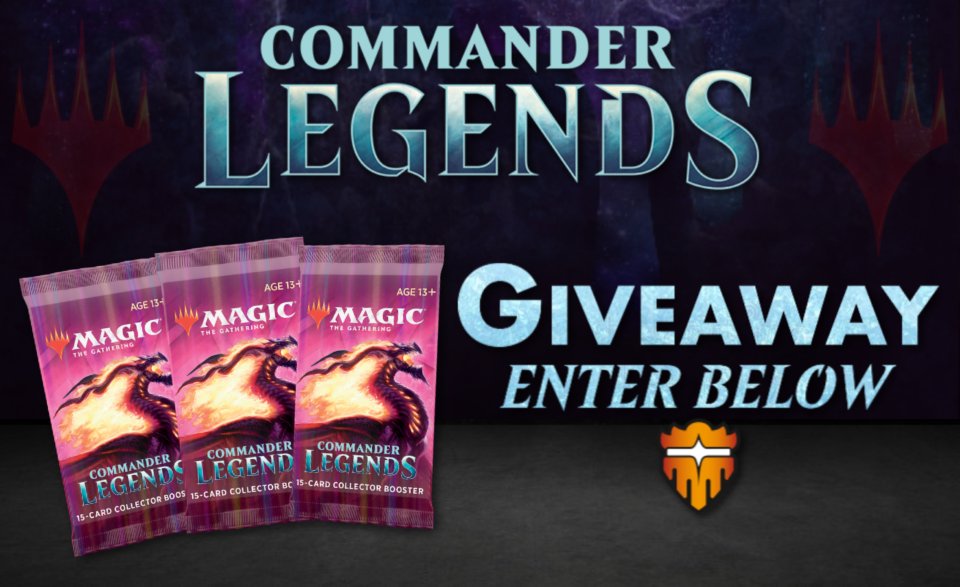 TBDGamesNJ's tweet photo. #CLegends just around the corner, and we're giving away 3 Collector Packs 💥😍

Here's How to Enter! -
• Like = 1 Entry
• Comment your favorite Commander/Legendary = 2 Entries
• Retweet = 3 Entries
• Follow us = 4 Entries

*Winner announced November 19th in the comments! https://t.co/JuycFAvjiW