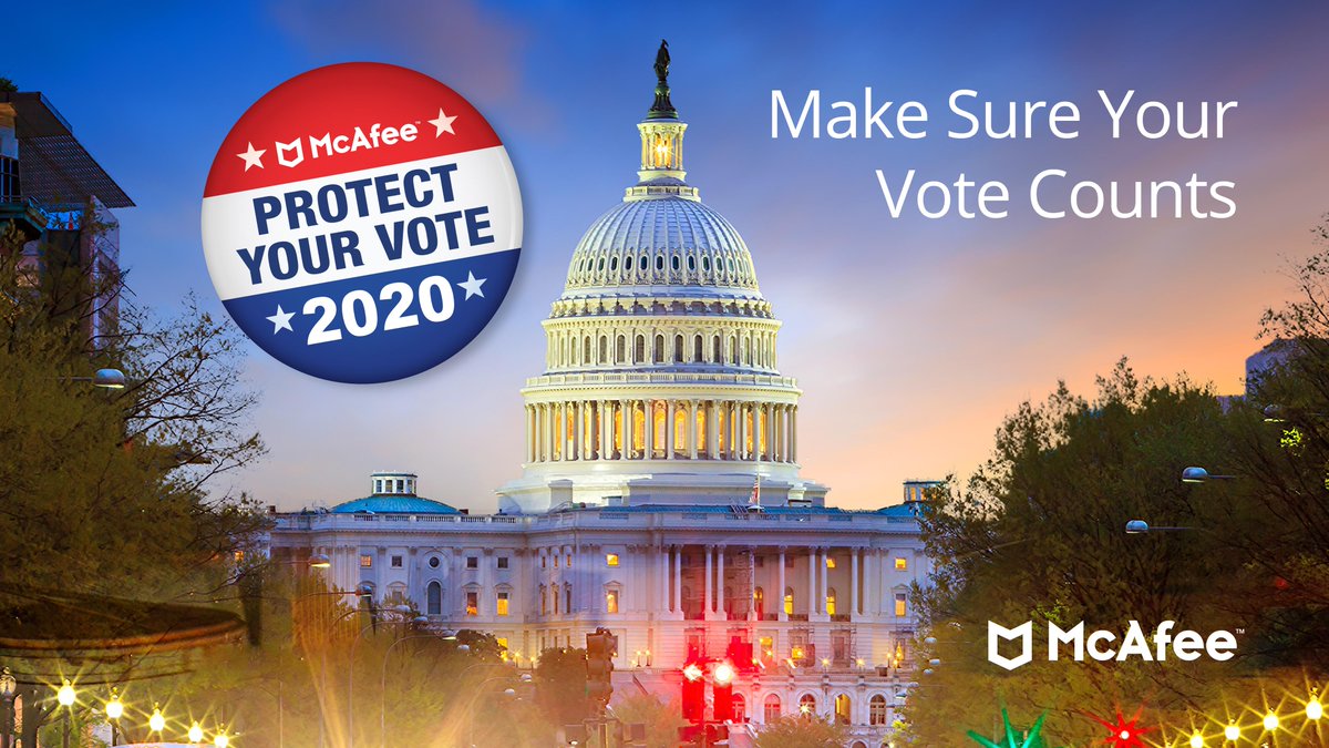 McAfee's tweet photo. The election ✅ is over, but you should still be on the lookout for fake news. Here's how to stay vigilant against possible misinformation. #SecureMyLife
https://t.co/GT24HBh9E9 https://t.co/b3uPmgYl24