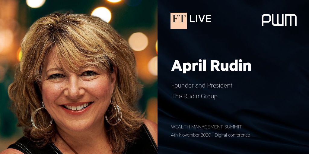 ftlive's tweet photo. “74% of global high net worth individuals, according to the 2020 @Capgemini report, are open to adopting wealth management offerings from the big tech firms, such as Google, Apple, and Facebook.” April Rudin speaking at #FTWealthSummit https://t.co/3MPj7kzxNP