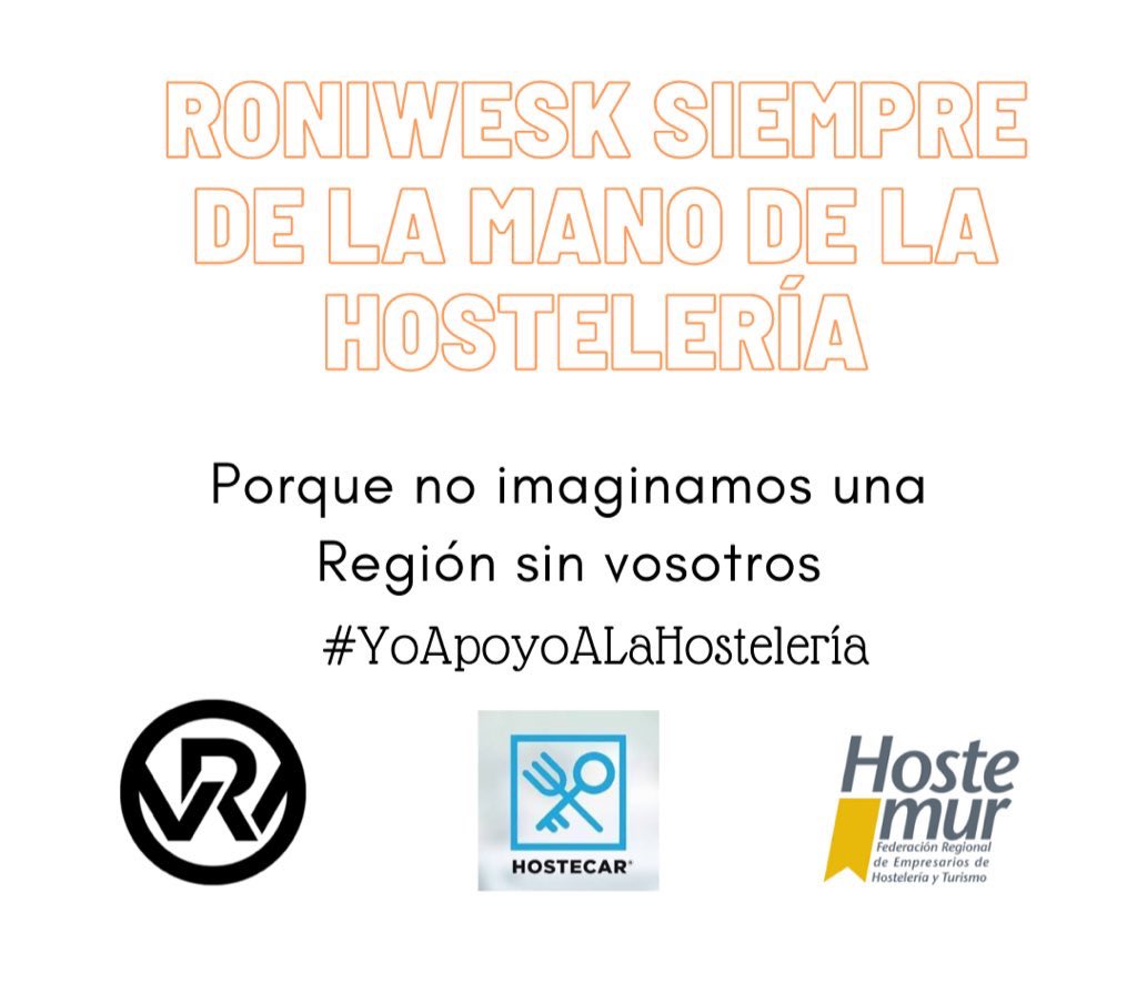 DRoniwesk's tweet photo. Porque una actividad se vuelve indispensable en el momento en el que hay familias viviendo de ella.
#YoApoyoALaHostelería https://t.co/u9QOVr6AbK