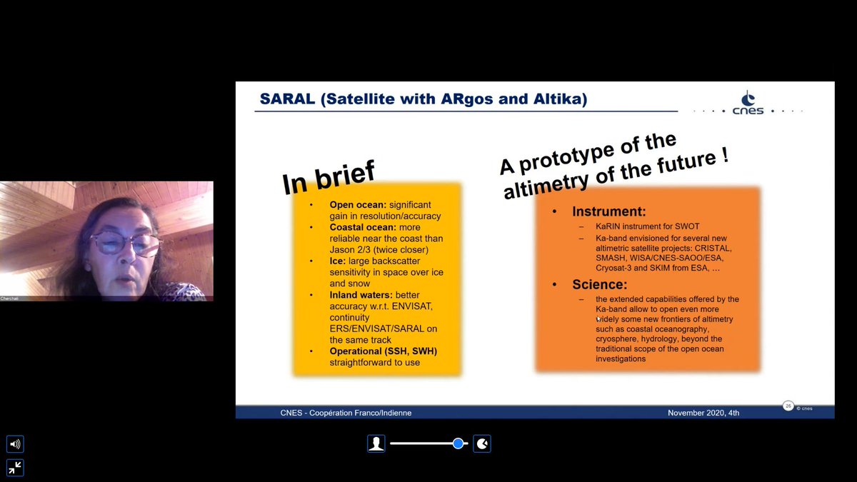Cherchali : on peut considérer Saral-Altika comme un prototype pour les prochaine missions encore aujourd'hui.