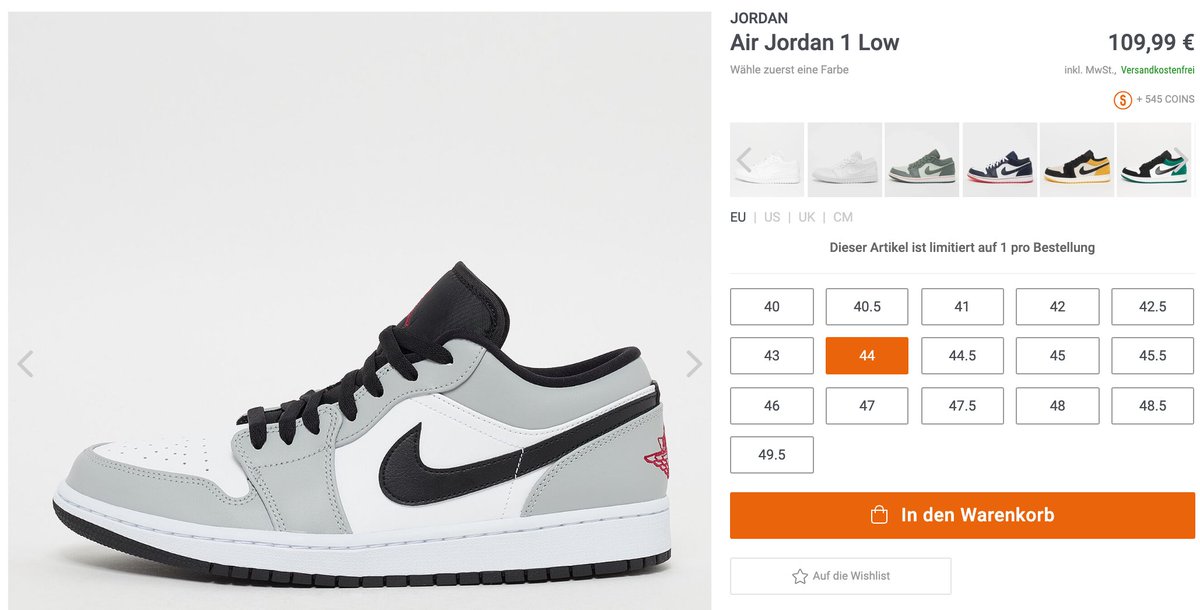 jordan 1 smoke grey snipes