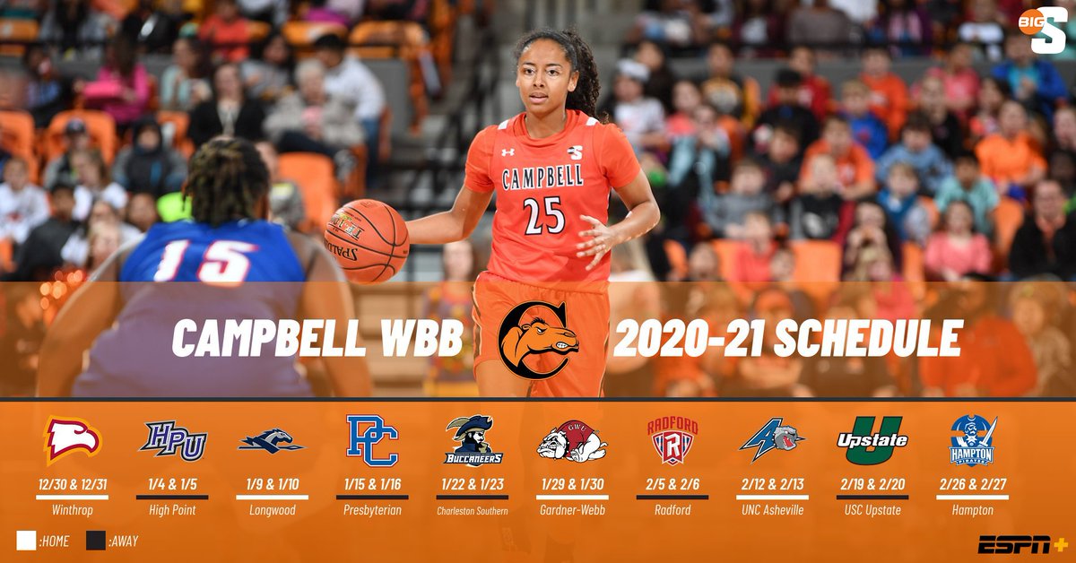 The Big South has announced its full conference schedule for your reigning conference champion Fighting Camels! 🐪🏀🏆

📰 - gocamels.com/news/2020/11/4…

#SweatAndServe | #RollHumps