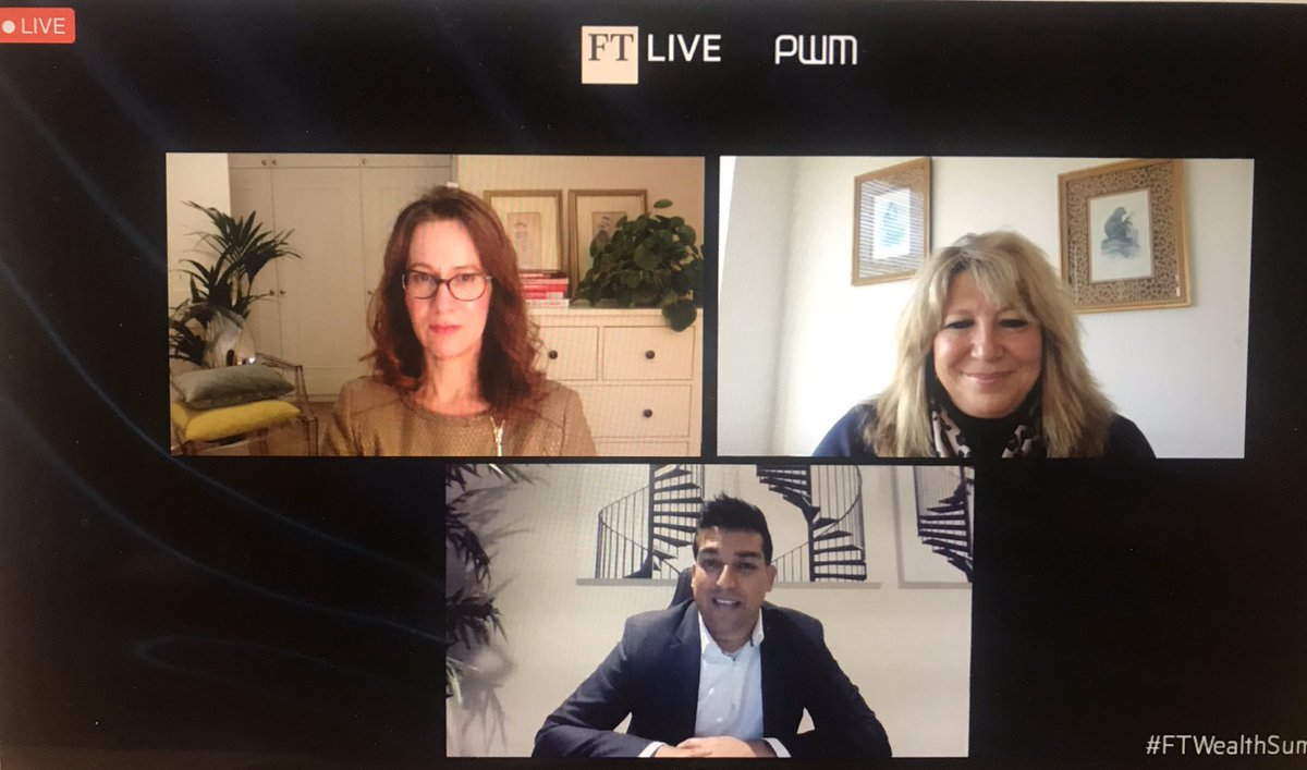 ContactusEaling's tweet photo. (“Who led the digital transformation of your company? Covid did!” - I was just coming here to ask @TheRudinGroup to tweet a pic of this 😅)
Great to see April Rudin on screen at today’s #FTWealthSummit, after starring on our @EalingBizExpo round table discussion two weeks ago. https://t.co/6PjJbFQoje