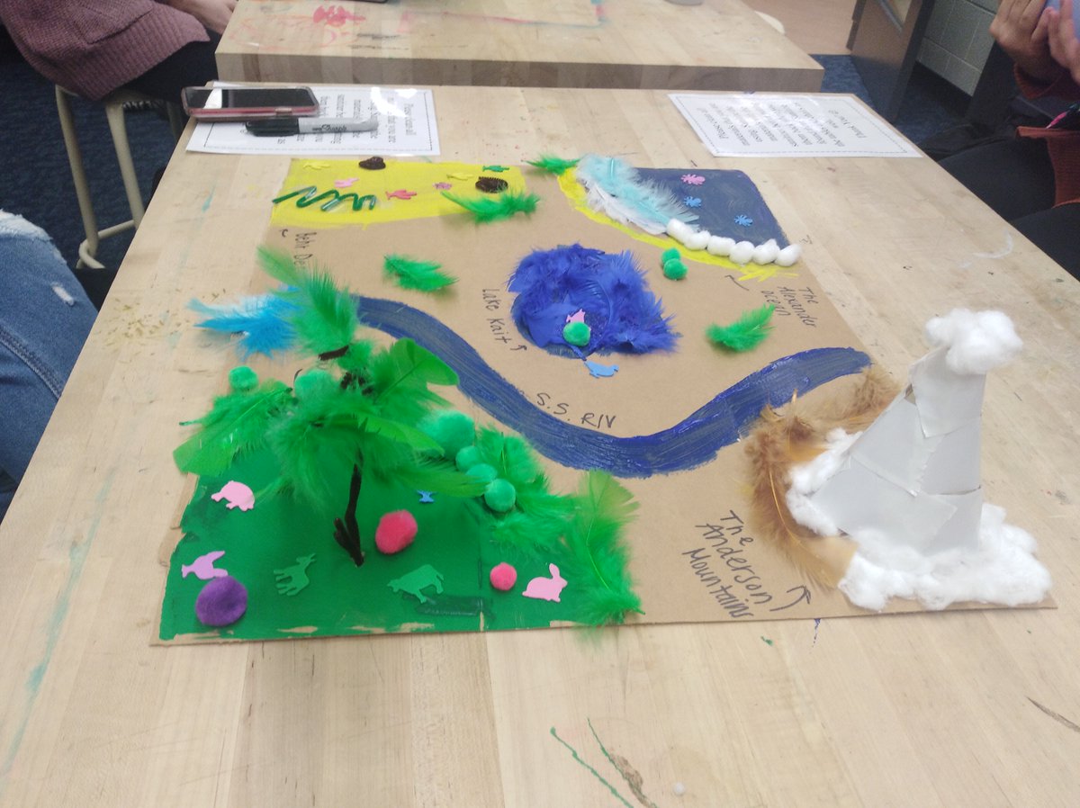 Check out what our Social Studies Methods class did the other day! It's so cool to see their amount of creativity! Great job!