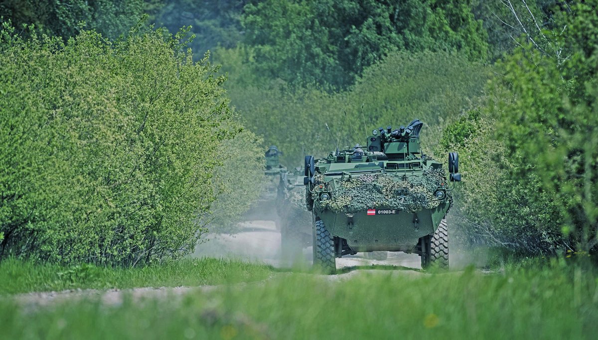 DritteV's tweet photo. Das Jägerbataillon 17 ist ein Kampfverband der 3.Jägerbrigade. Das Bataillon ist mit ihren geschützten #Mannschaftstransportpanzern #Pandur #Evolution ein morderner Infanterieverband.
#Bundesheer #3JgBrig #DieDritte #DritteVorwärts #JgB17 #DerPanther https://t.co/KbJl6z6YrN