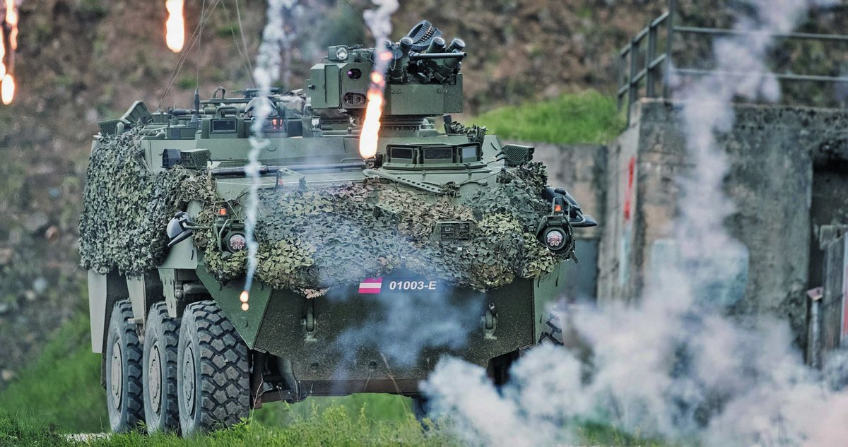 DritteV's tweet photo. Das Jägerbataillon 17 ist ein Kampfverband der 3.Jägerbrigade. Das Bataillon ist mit ihren geschützten #Mannschaftstransportpanzern #Pandur #Evolution ein morderner Infanterieverband.
#Bundesheer #3JgBrig #DieDritte #DritteVorwärts #JgB17 #DerPanther https://t.co/KbJl6z6YrN