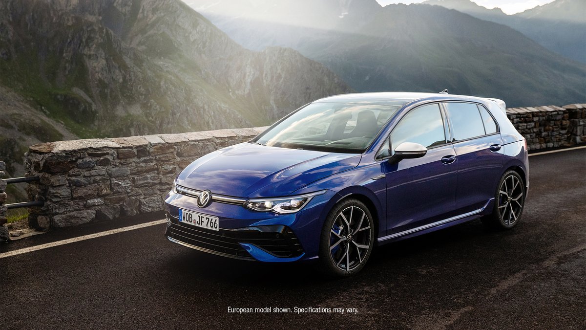 VW's tweet photo. After two decades, we're still looking GR8. Introducing the all-new 2022 Golf R. https://t.co/67jLprHB6i